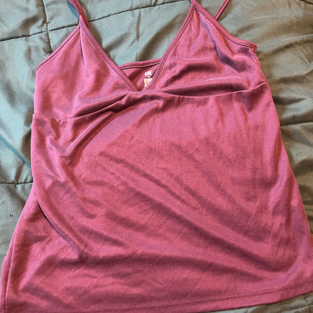 dark mauve cami tank top (is lighter in the pictures)
